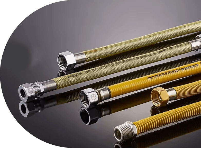 Metallum-involutus immaculatam ferro corrugated Gas caligarum ZLR-XIV